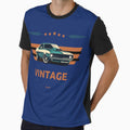 Muscle Car Vintage T shirt 1969 by ImaginAI