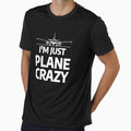 Im Just Plane Crazy Funny Airplane Pilot Loves Aviation Pullover Hoodie by rturuytuyt