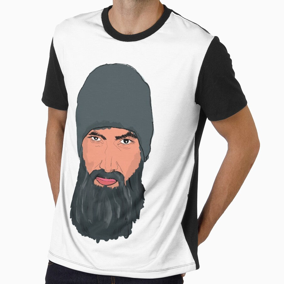 Mustache, Beard & Hairstyle t-shirt | men's t-shirt by KARTICK DUTTA