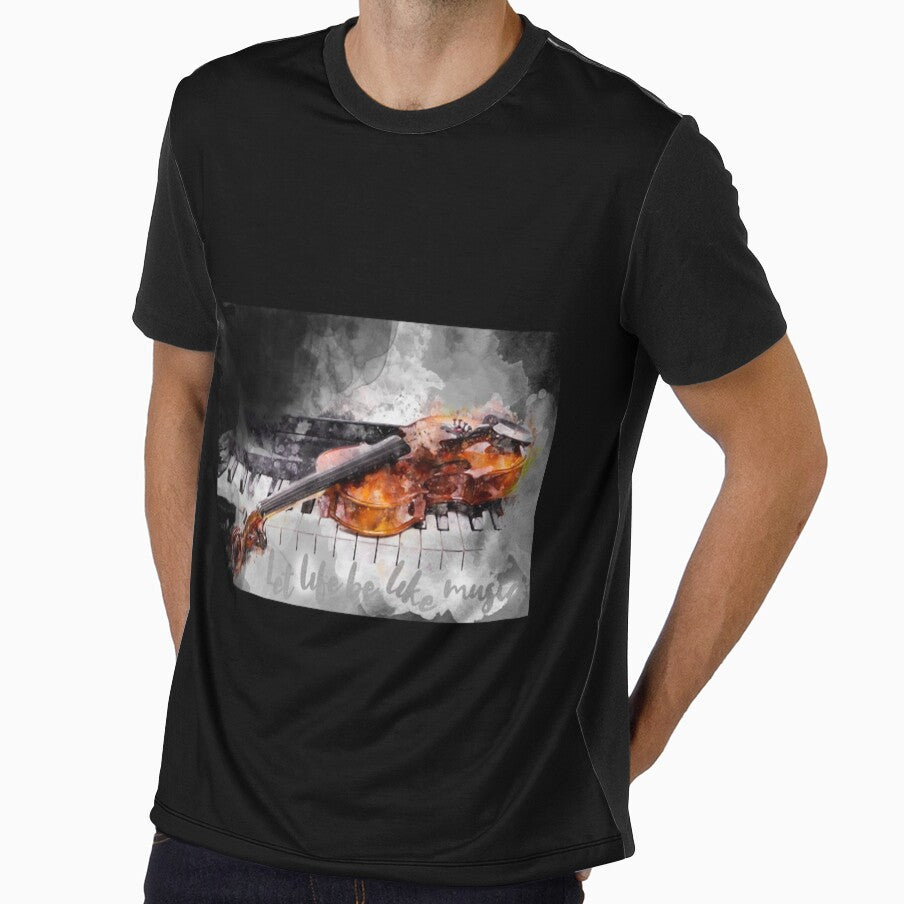 Let Live Be Like Music Premium T-Shirt by Sapphiresacosta