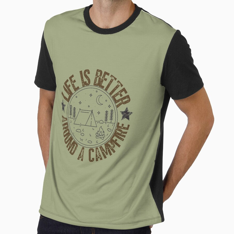 Life is better around a campfire by Growwithme