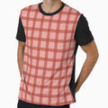 Red Checkered Pattern by Manic Purgatory