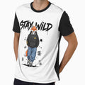 Urban Streetwear Fox Graphic Graffiti Typography Design by BorenStore