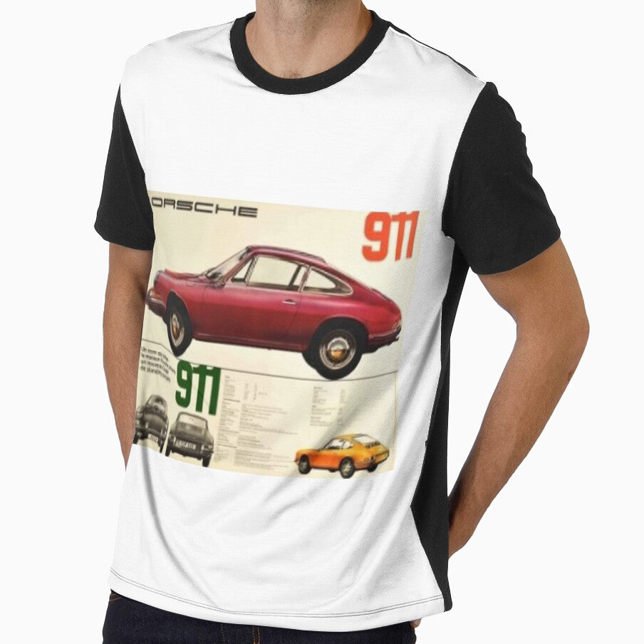 Vintage Porsche 911 Advert Poster by RetroRabbitCo