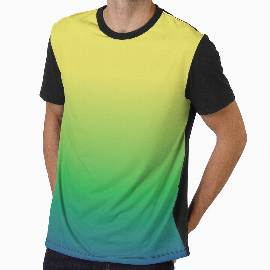Retro Yellow Green and Blue Gradient by BetweenForms