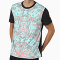 Abstract Mint Tropical Exclusive Pattern by LIRAZ ZIV
