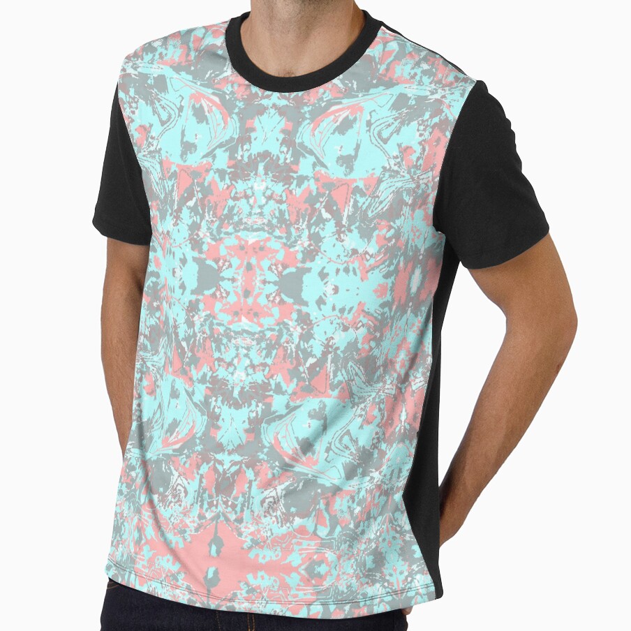 Abstract Mint Tropical Exclusive Pattern by LIRAZ ZIV