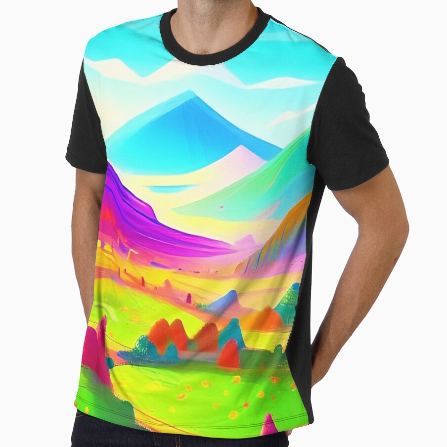 Colorful surreal landscapes scenery with vibrant colors 45 by vishalraifx