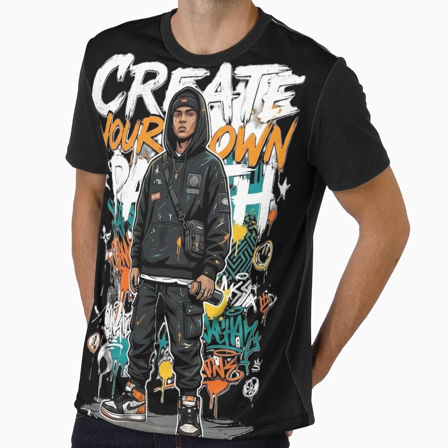 Create Your Own Path Graffiti Streetwear Graphic Art by ShadowSketch-HP