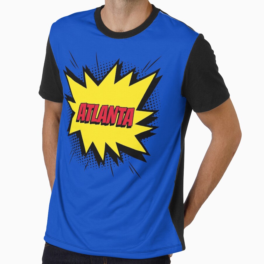Atlanta comic kapow style artwork by CreatedbyJR