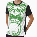 Face of gorilla on green by PherppaXz