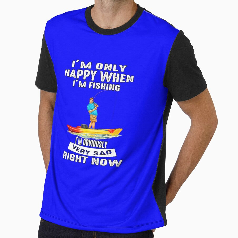 Fishing Lover I'm Only Happy When I'm Fishing by fantasticdesign