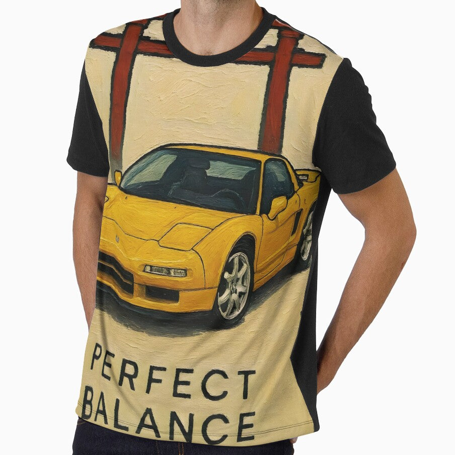 Perfect Balance NSX - Minimalist Oil Painting by Dhenin Studio