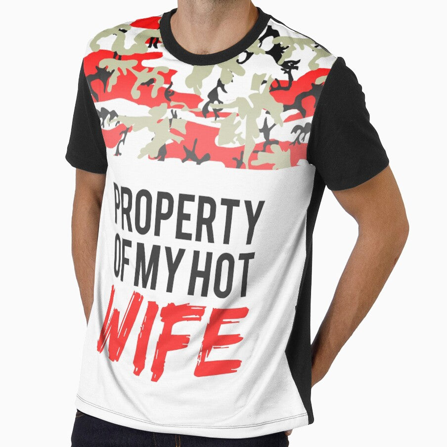 Husband T-shirt Gift: Property Of My Hot Wife by T-shirt For You
