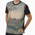 Hiroshige's The Teahouse with the View of Mt. Fuji at Zōshigaya by mosfunky