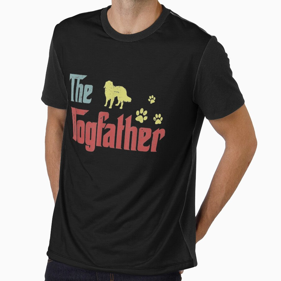 The Dogfather Funny Dog Funny Australian Shepherd by sheilase