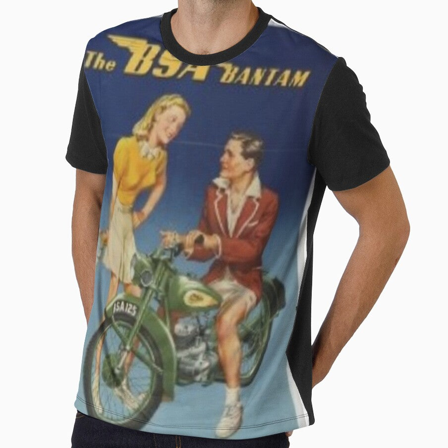 Vintage BSA Bantam Poster by RetroRabbitCo