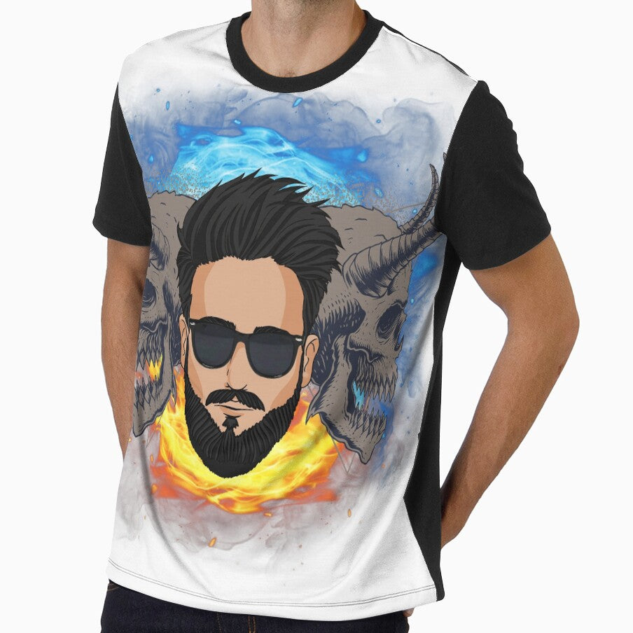 Best Beard Half Sleeve T-Shirt by Jitendra-kakade