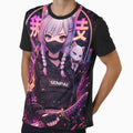 Cyberpunk Anime Cat Girl Streetwear Aesthetic  Design by AKVisionDesigns
