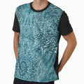 Water motif, reflection in blue. by Psilographics