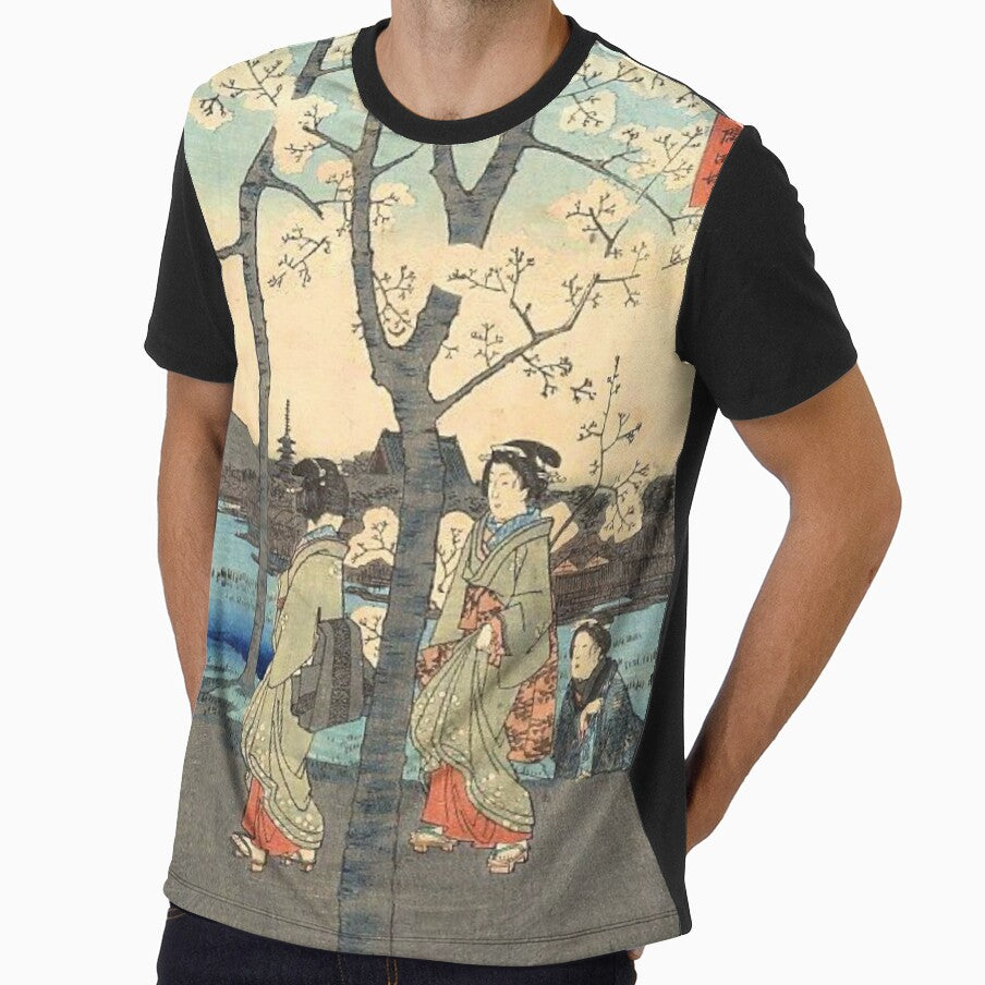 Hiroshige's The Sumida Embankment in the Eastern Capital by mosfunky