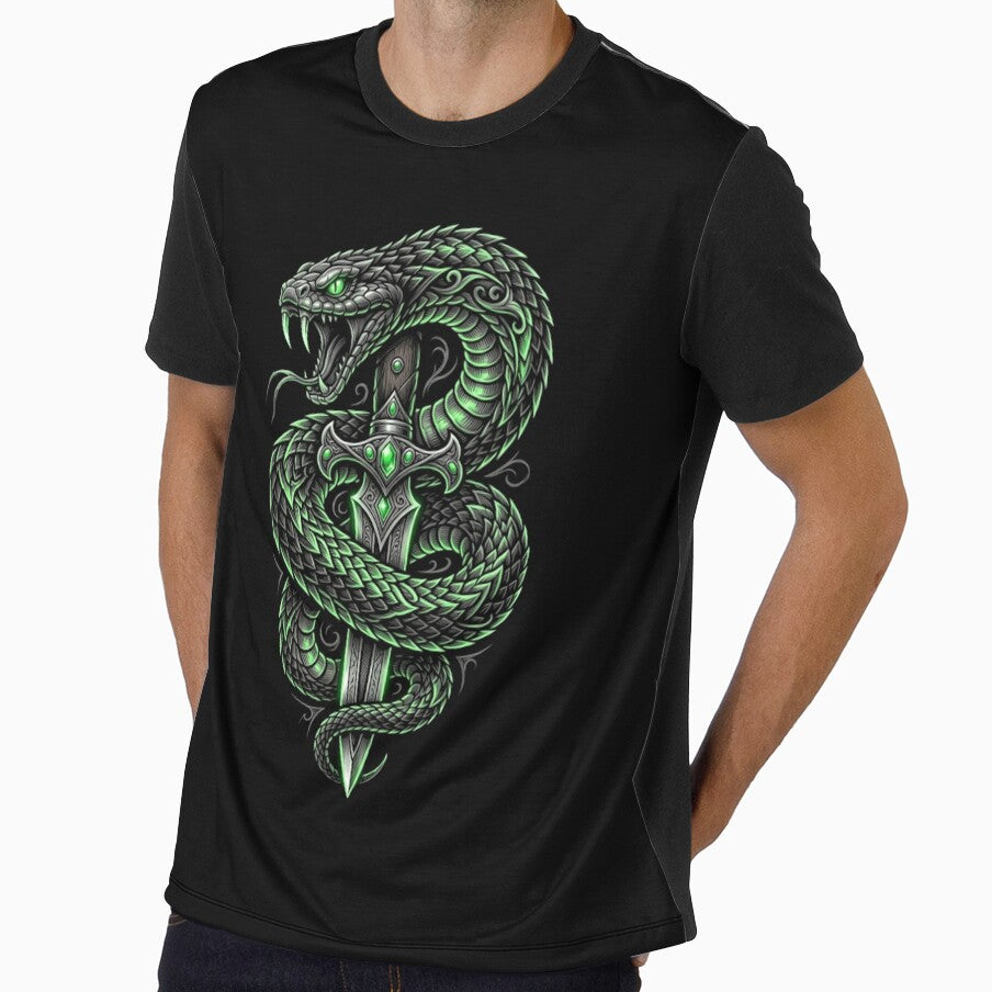 Snake & Dagger Street Design by Stickersdevelop