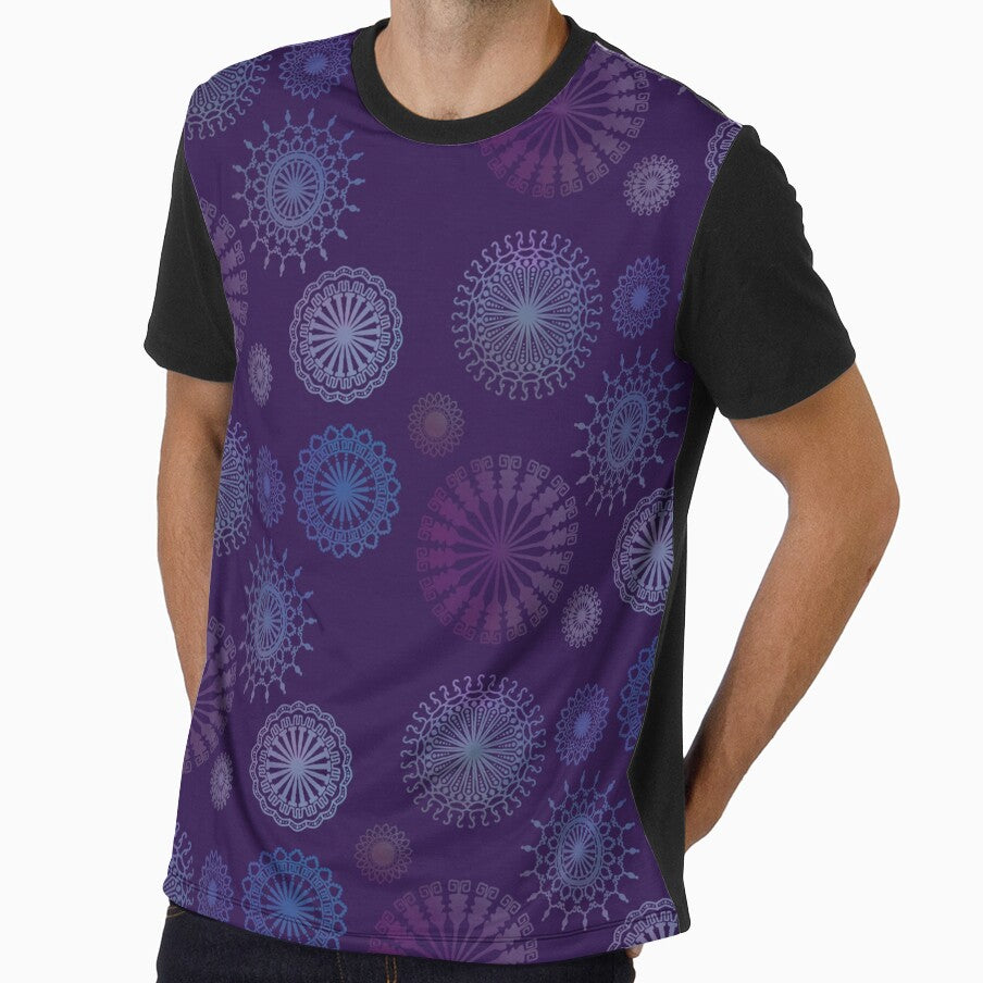 Mandala Motifs in Cool Colors by JaygiesDesign