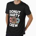 Donut Party Crew Cool Doughnut For Kids Men Women by PowAcademy