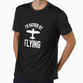 Id Rather Be Flying Airline Pilot Pullover Hoodie by rturuytuyt