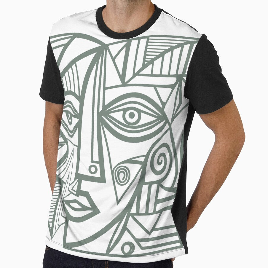 Artsy Cubism Face Wonky Womens Face by whyitsme