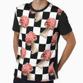 Fly Agaric Checkered Pattern by BettySpicer