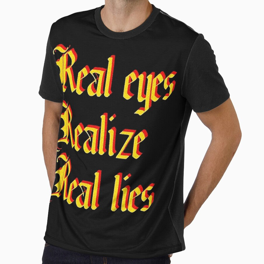Real Eyes Realize Real Lies Premium T-Shirt by caragcric