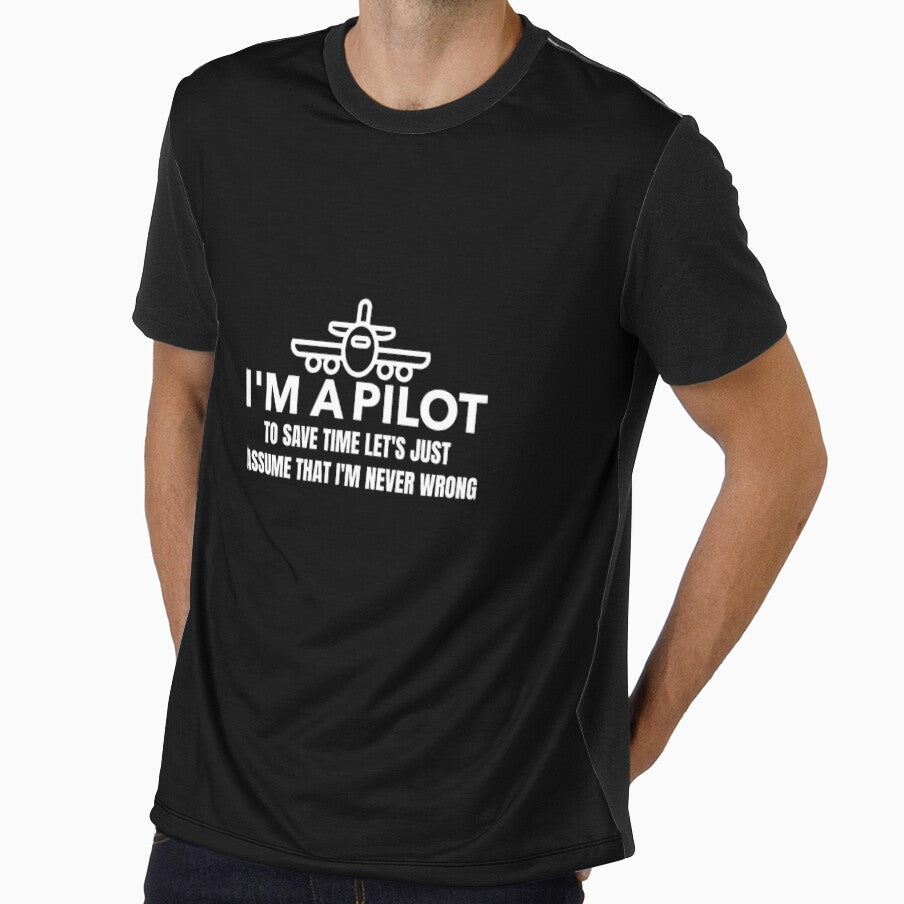 Im A Pilot - Funny Pilot Gift Ideas For Men Flying Hoodie by rturuytuyt