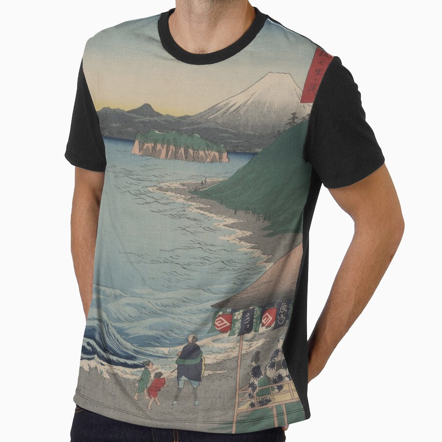 Hiroshige's The Seven Ri Beach in Sagami Province by mosfunky