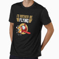 Id Rather Be Flying Aircraft Airplane Pilot Job Funny Quote Pullover Hoodie by rturuytuyt