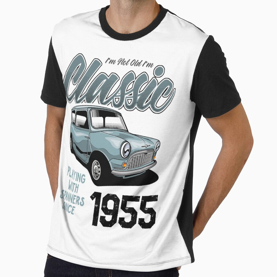 I'm Not Old I'm Classic Car Vintage Born In 1955 by JRRTs