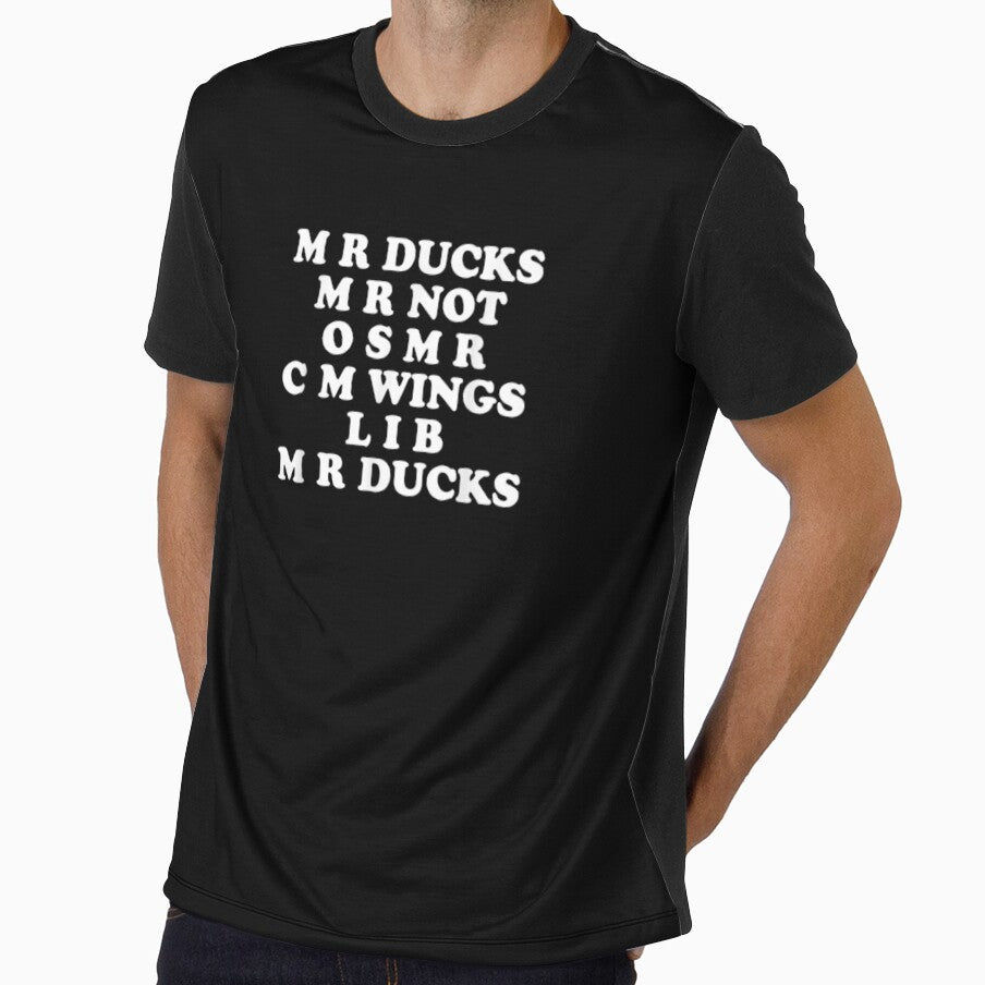 MR M R Ducks T, Funny Duck Lover, Waterfowl Quote & Pun by ArtFunDib
