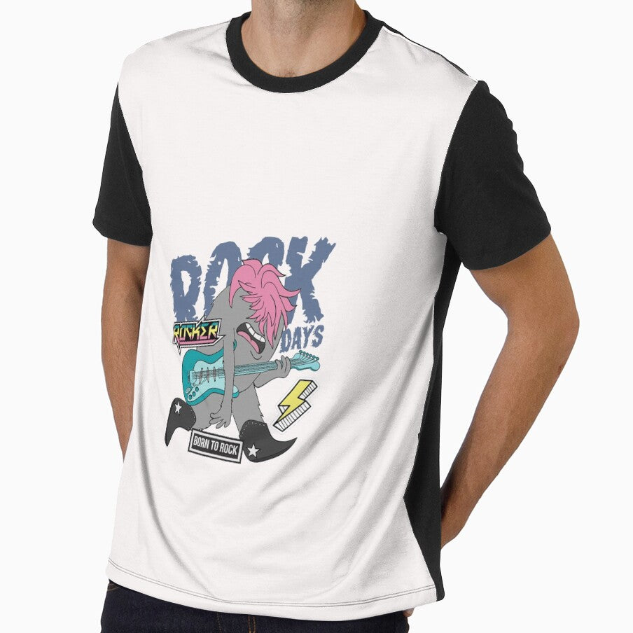 Cool Monster Playing Guitar For T Shirt,Guitar shirts for men, funny guitar shirts for men, Guitar player ,Cool Music T shirt,Gift For Musician by Mogadoor