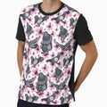 Floral Pigeon Pattern by BettySpicer