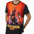 Duke Nukem 3D retro game print (High Contrast) by hangman3d