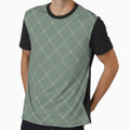 Deep Sage Minimal Lattice Pattern Elegant Style by yara.lahdo