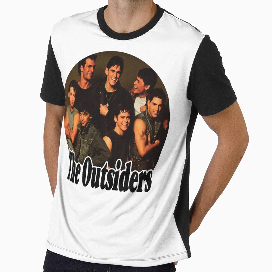Retro Vintage The Oldtime Outsiders And Grey Soft Premium Cotton by VictoriaSimons8