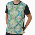 Blue and Green Ocean of Squareness  Tie Dye by ShowMePride
