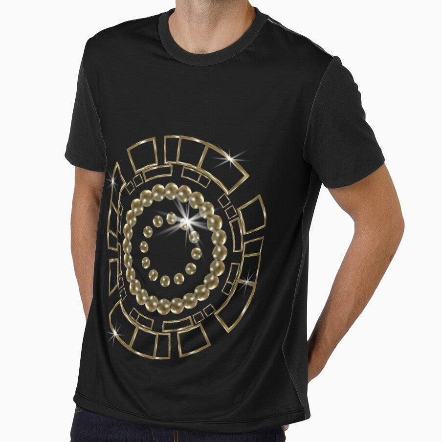 Gold pattern for T-shirts by Galina Kostyaeva