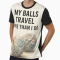 Funny Travel Golf Design – “My Balls Travel More Than I Do” by TroyTheTerrific