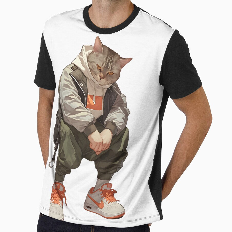 Streetwear Modern Cat by bapupa
