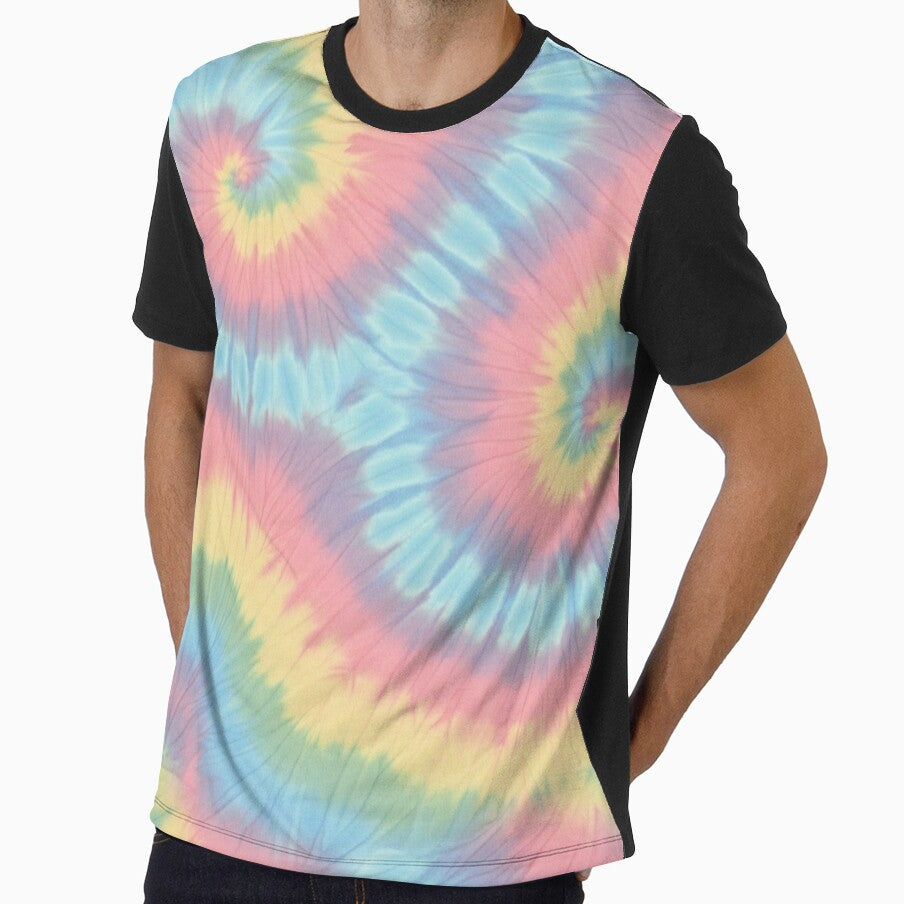 Pastel Rainbow Tie-Dye Swirls by jumpercat