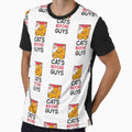 Cats before Guys funny Tshirt for girls by Happy-PrintZ