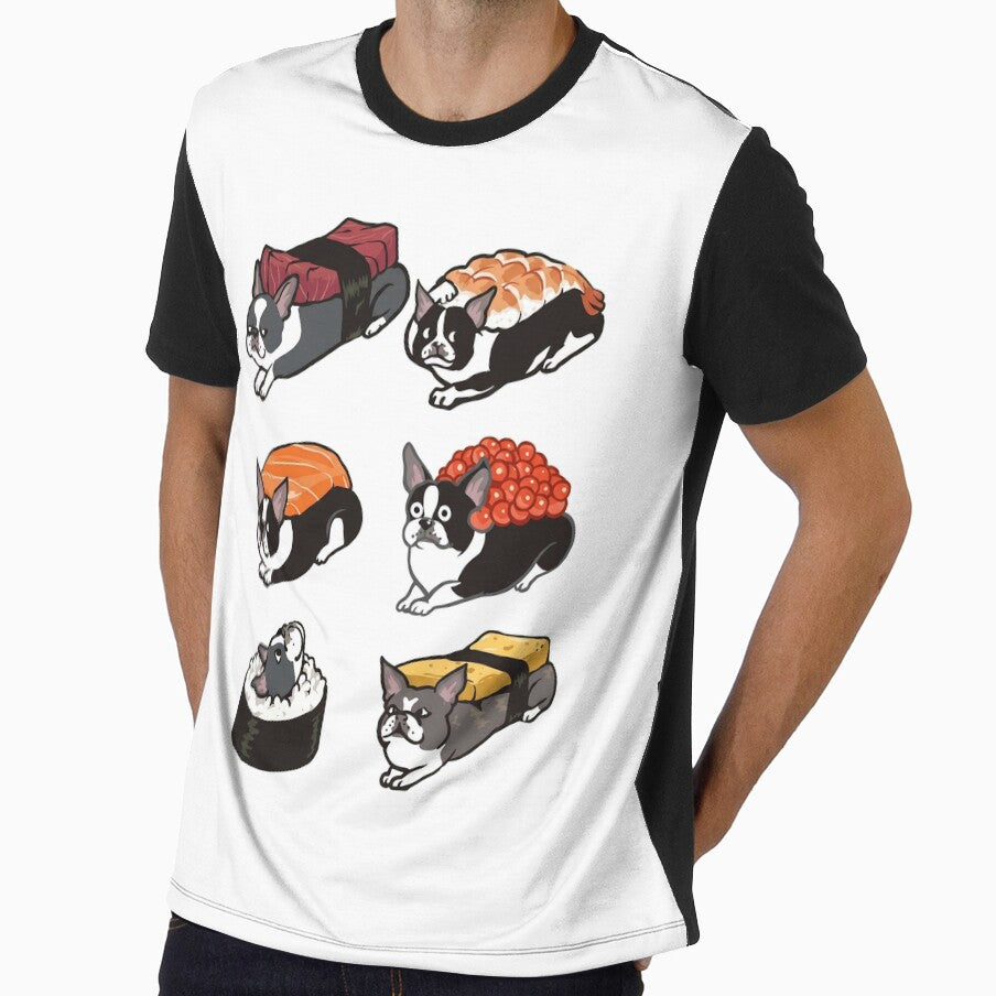 Sushi Boston Terrier by OlyvieArt