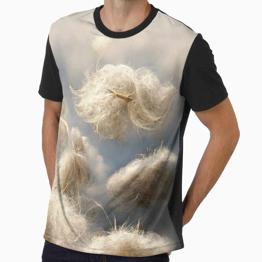cotton balls on a windy field 3 by Mike Kiev art